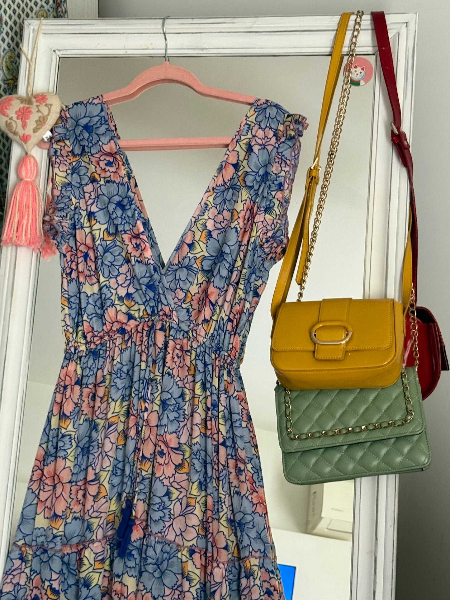 Vestido largo floral