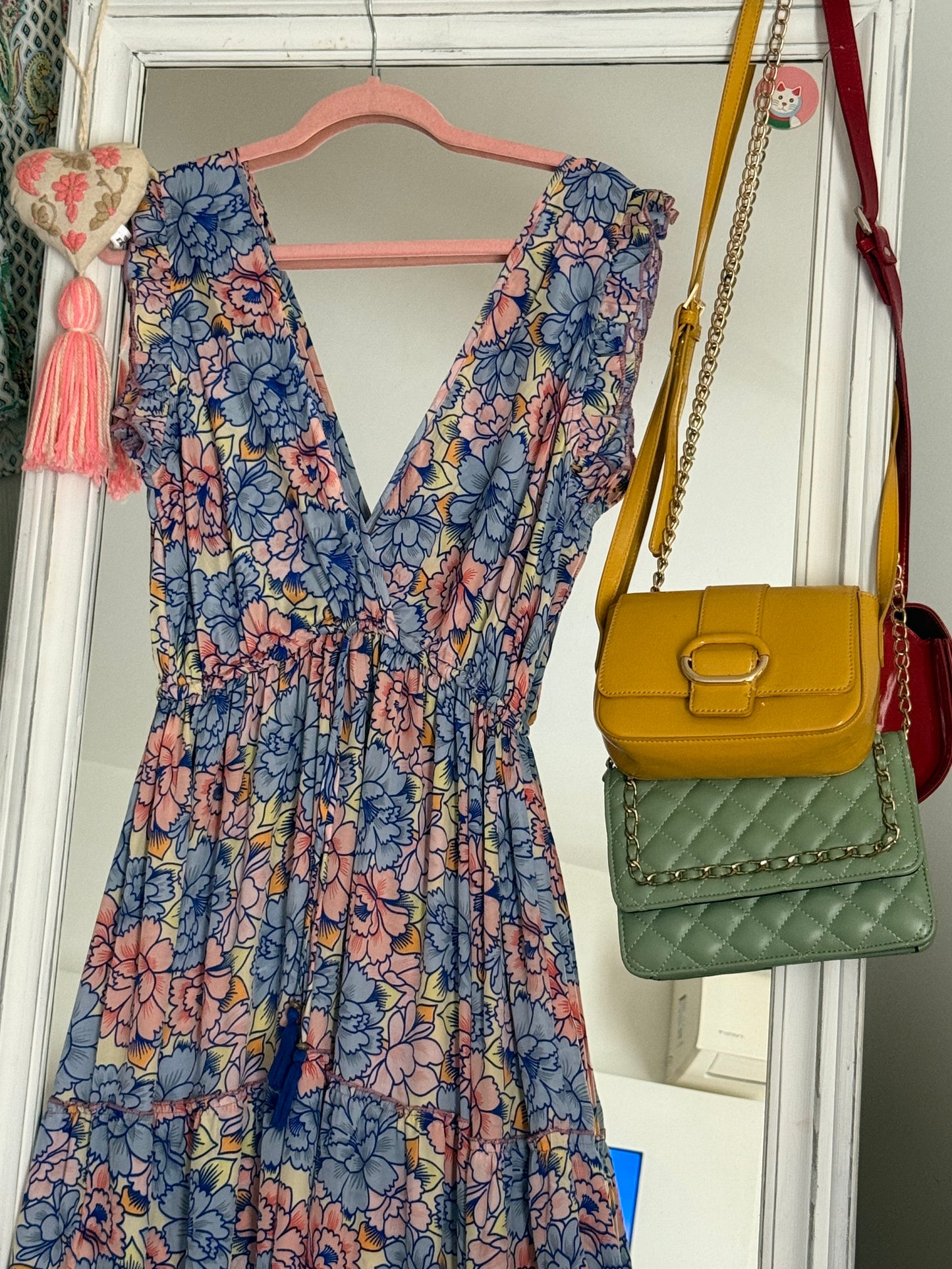 Vestido largo floral