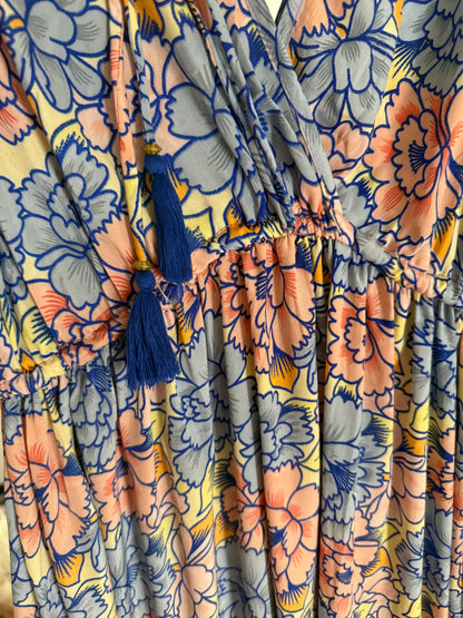 Vestido largo floral